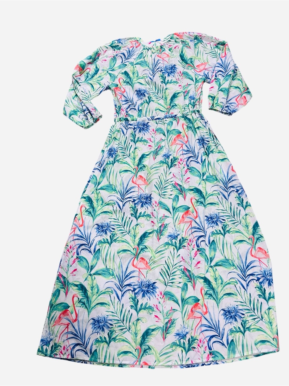 NWT J. McLaughlin x Filipa de Abreau Daniella Maxi Dress 100% Cotton S and M - Picture 5 of 9
